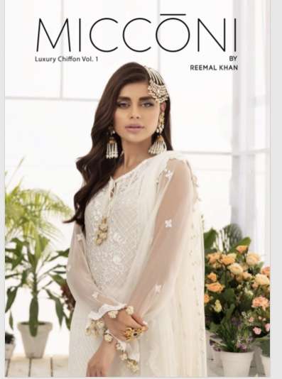 Micconi By Reemal Khan Luxury Chiffon
